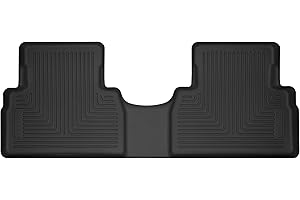 Husky Liners X-act Contour Floor Mats | Fits 2019-2020 Hyundai Santa Fe | 2nd Row, 1-pc Black - 52791