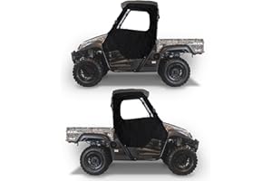 QYMOTO Hisun Soft Doors for Hisun UTV 500 700,Axis 500 700,Co-leman 500 700,Massimo MSU500,Oxford Cloth Long Lasting Keep Cle