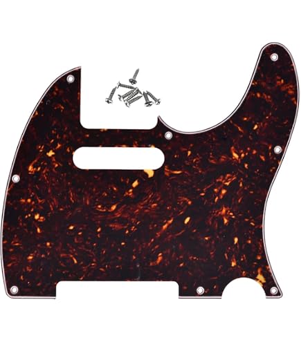 Amazon.com: Musiclily Pro 8-Hole Guitar Tele Pickguard for JPN