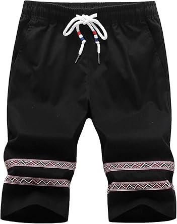 elasticated cotton shorts