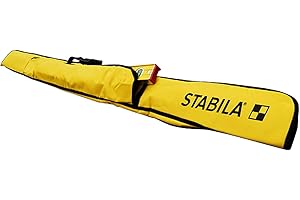 Stabila Level Carrying Case, Holds 78", 59", 32", 24", 16" and Torpedo Levels, Yellow, Large (16" to 78")