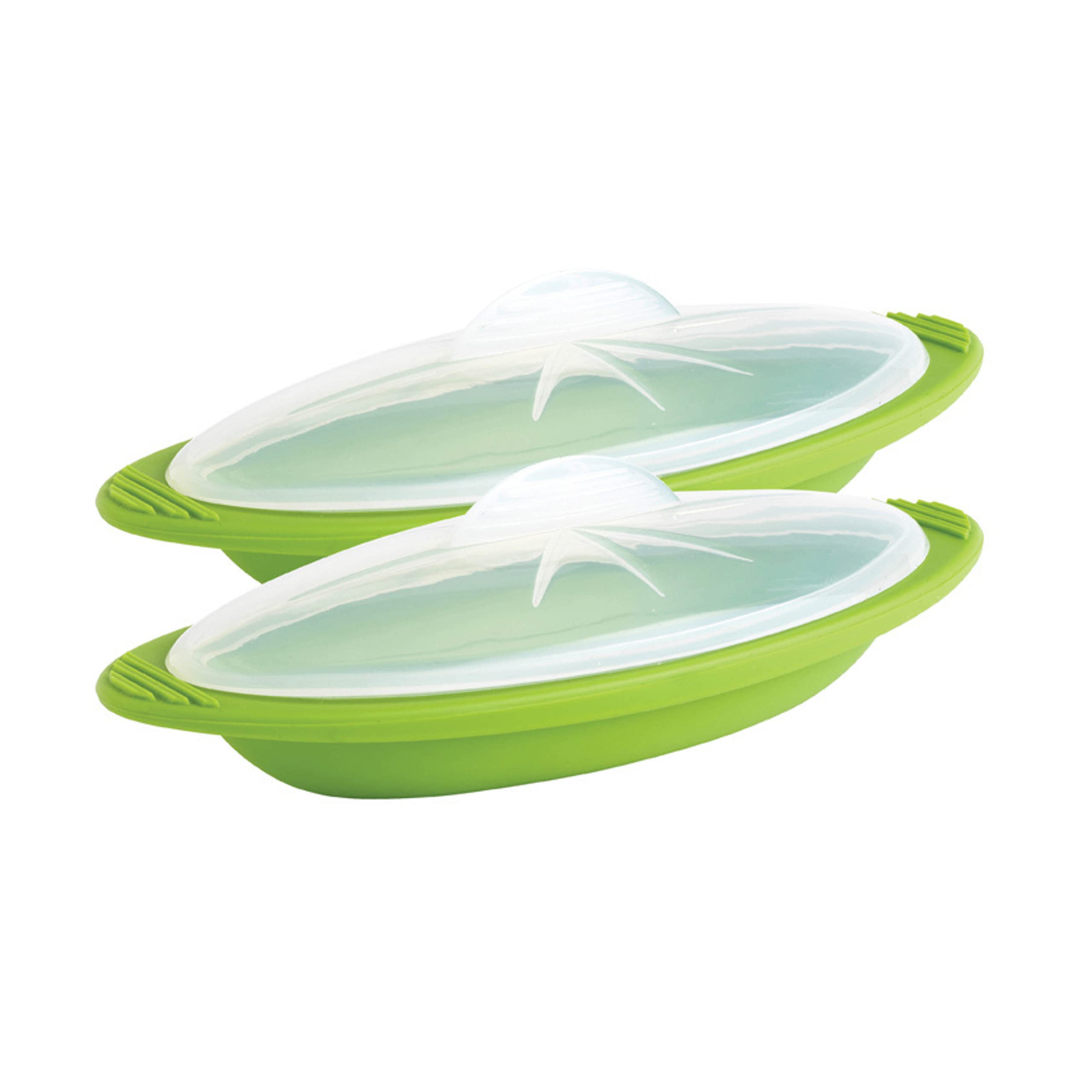 Mastrad Small Minute Cooker, Set of 2, Green