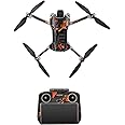 FSIDIWT Skin Stickers Compatible with DJI Mini 4 Pro, Waterproof Sticker Decal Skin DIY Accessory for DJI Mini 4 Pro Drone and RC 2 Controller (F)