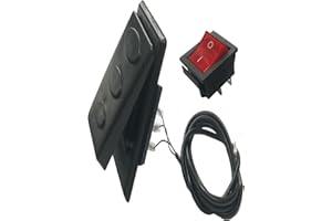 MgcSTEM Accelerator Pedal Switch Electric Pedal Foot Switch Accessory for Kids Cars Children Electric Ride on Toys Replacement Parts Connectors（PWM 2.0A/2.0B Soft Start/Soft Stop Pedal）