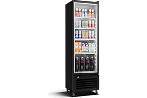 BODEGACOOLER Commercial Beverage Refrigerator, 264 cans & 120 Bottles Display Fridge, Soft LED Light & Automatic Defrost, Commercial Merchandiser Refrigerators,For Office,Home,Garage,Gym,Shop,Man cave