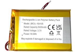 5000mAh Battery Replacement for Vtech RM7764-2HD, RM5854HD, RM7766HD, VM5263, VC2105, RM7868 2HD, VM928HD, VM901, RM5766HD, V