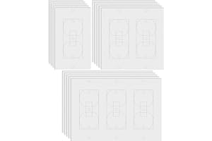 Taicols 20 Pcs Wall Insulation Gasket Rectangle Weatherproof Gasket Sealer Energy Saving Outlet Insulation Tondiamo Wall Plat