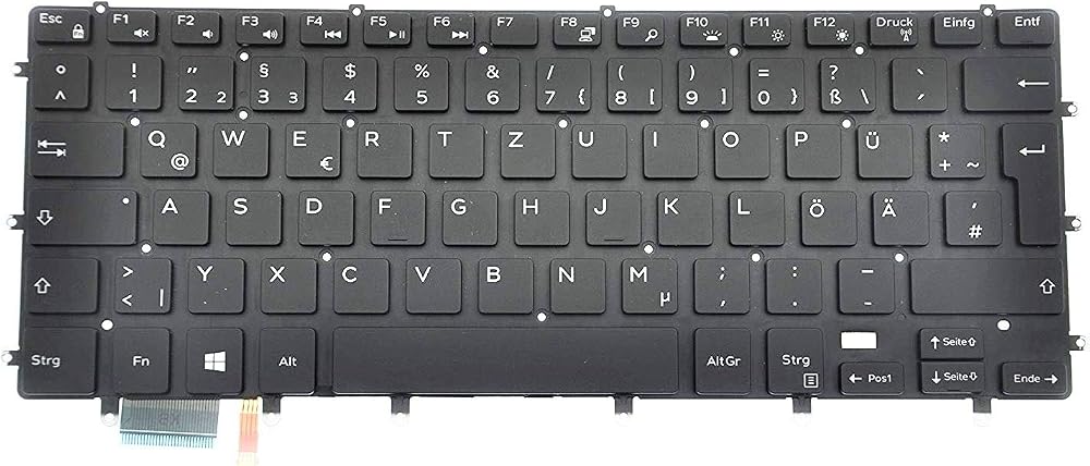 Dell Precision 5510 5520 Inspiron 7568 XPS 15 9550 German Backlit Keyboard 5P2NX