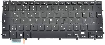 Dell Precision 5510 5520 Inspiron 7568 XPS 15 9550 German Backlit Keyboard 5P2NX