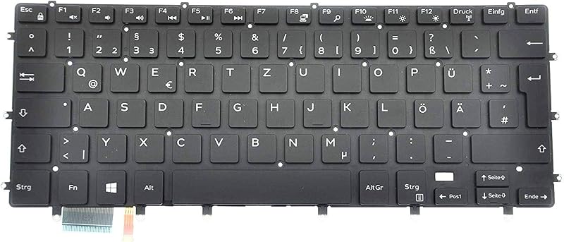 Dell Precision 5510 5520 Inspiron 7568 XPS 15 9550 German Backlit Keyboard 5P2NX