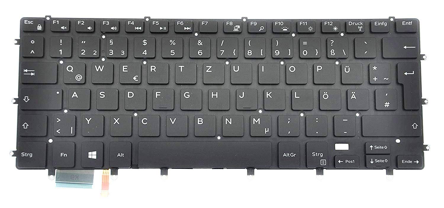 New Genuine Dell Precision 5510 5520 Inspiron 7568 XPS 15 9550 German Backlit Keyboard 5P2NX / 05P2NX