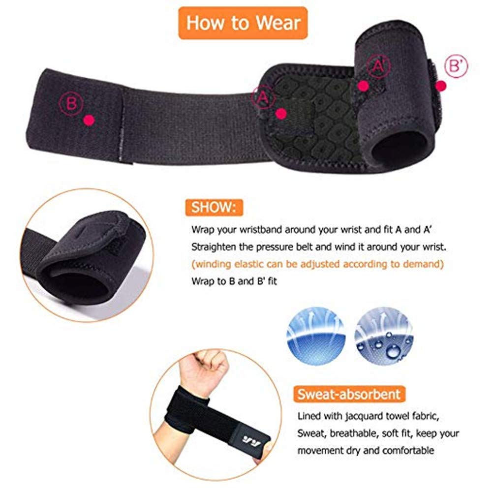 Occupational Health & Safety Products TFCC Tear Wrist Brace Tendonitis