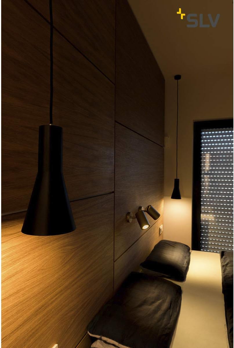 SLV Wall and Ceiling-Mounted Light Enola_B / Ceiling and Wall Lighting Inside, Surface-Mounted Light, Wall-Mounted Light, Ceiling Spotlight / GU10 50W Gold - Image 4