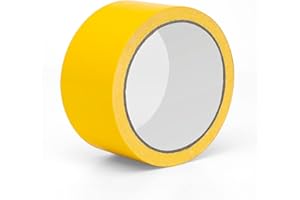 Reniteco Yellow Duct Tape- 2 inches x 10 Yards, Heavy Duty Duct Tape, Waterproof, Resistant, NO-Residue, UV Blocking, Pack of 1