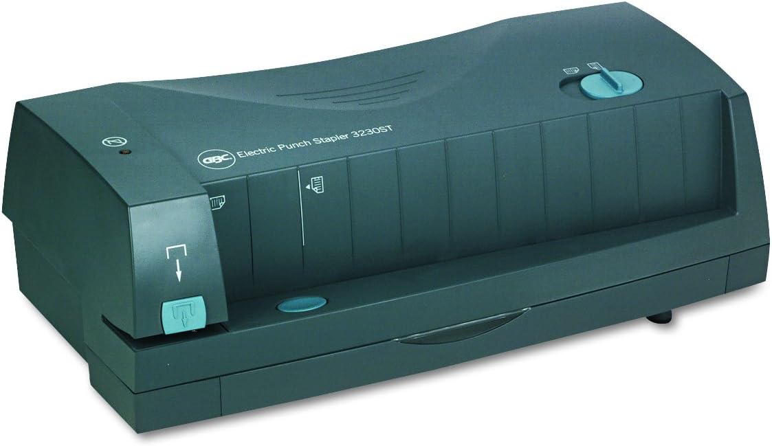Swingline Electric Paper Punch/Stapler 2 or 3 Hole, 24 Sheet, 3230ST - 7704280 : Electronic Hole Puncher : Office Products