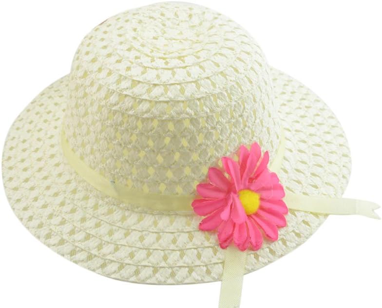 Fille Casquette De Plage Enfant Beige Frais Et Respirant Chapeau Enfants Mignon Avec Des Fleurs 2 6 Ans Size 50 52cm Panama Chapeau Enfant Ete Doitsa Chapeau De Paille Enfant Fille Vetements Lemoncitylive Com