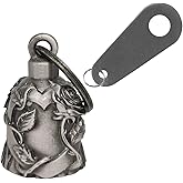 Motorcycle Bell with Hanger for Biker, Good Luck Biker Bells & Motorcycle Accessories, Keychain Luck Bell