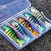 Sougayilang Bass Fishing Lure Multi Jointed Swimbait 7 Segment Lifelike Trout topwater Crankbait Pack of 5