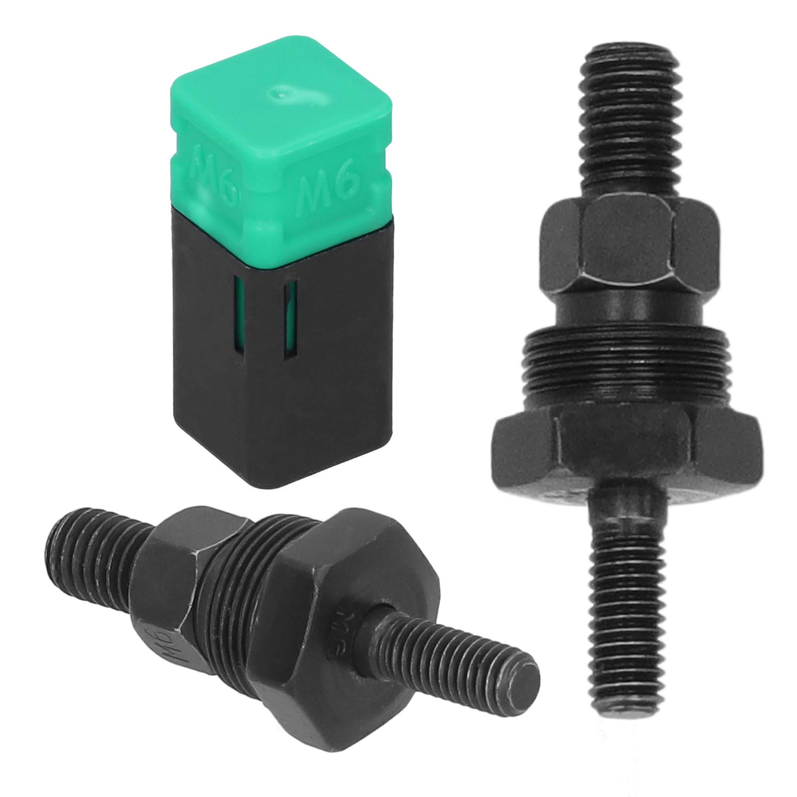 Rivet Nut Gun Head, Rivet Gun Tool Head Replacement Mandrel for Hand Nut Rivet Gun Accessories, M6 Riveter Tip Hand Operated Tool, Riveter Tip Spare Part