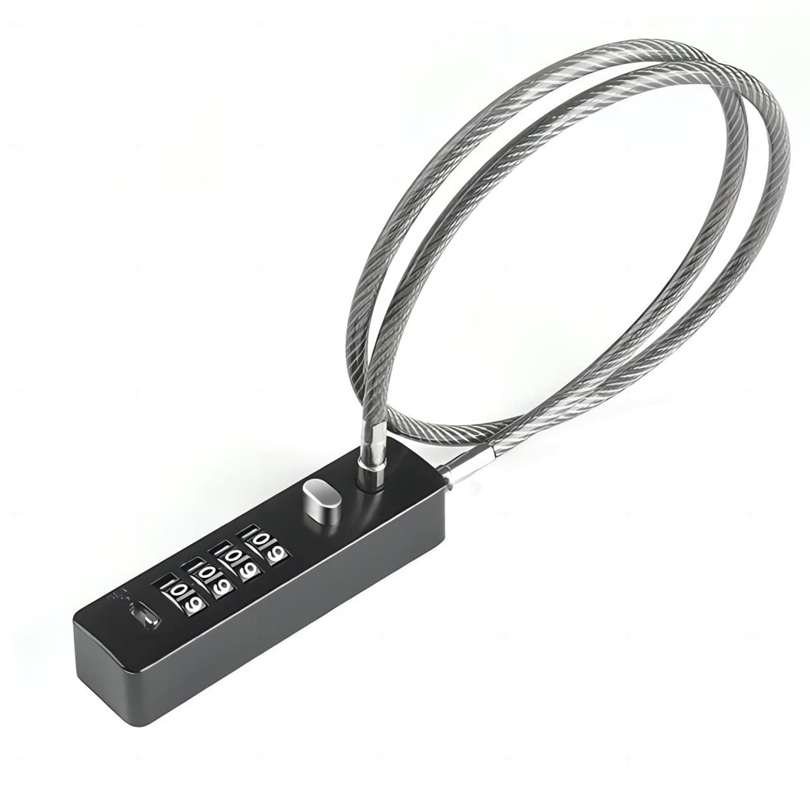 Tcyoatoa TCY-Lock-01 Zahlenkabelschloss Cable Lock, Black, 1 Pack