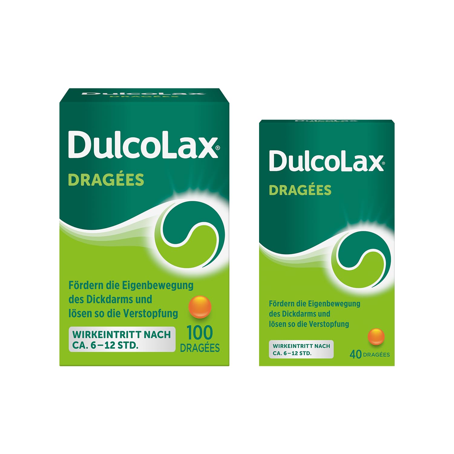 DulcoLax Dragées gegen Verstopfung | 100 + 40 Stk | Abführmittel bei Verstopfung mit Bisacodyl | Befreien planbar am nächsten Morgen | Gut verträglich | Wirken nach ca. 6-12 Stunden