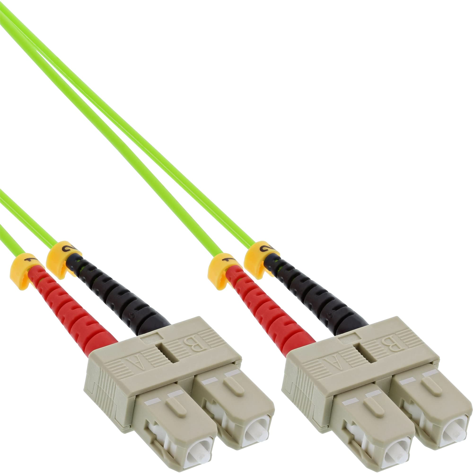 InLine® 83555Q LWL Duplex Cable SC/SC 50/125 µm OM5, 0.5 m