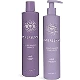 Innersense Organic Beauty - Natural Bright + Balanced Purple Toning Shampoo + Conditioner Value Duo | Non-Toxic, Cruelty-Free, Vegan Haircare (10 fl oz | 295 ml)