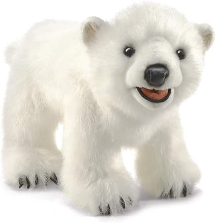 Folkmanis Polar Bear Cub Hand Puppet 