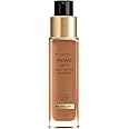 Max Factor Radiant Lift Liquid Pump Medium to Full Coverage Radiant Finish Foundation with SPF30 and Hyaluronic Acid, 100 Soft Sable, Dark Skin Tone, 30ml