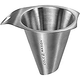 COLE & MASON Salt and Pepper Funnel, Stainless Steel