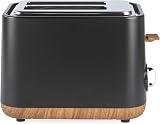 Salter Toronto Kettle & Toaster Set 1.7L 3KW Rapid Boil Matte Black view 6