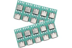 jojofuny USB C Connector Board DIY Kit 3.1 Type-C Female Receptacle Adapter PCB Converter for Stable Fast Data Transmission