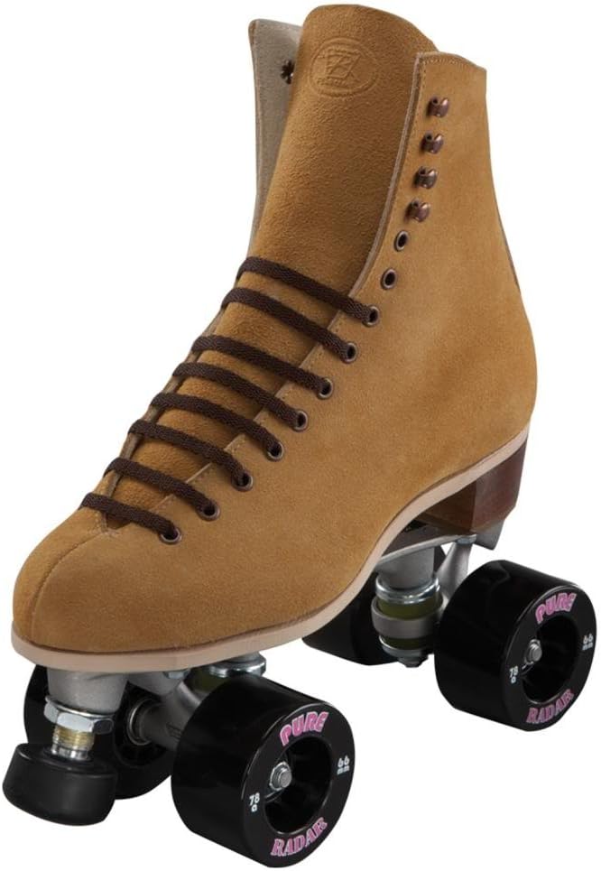 Riedell Diva Tan Suede Outdoor Skates Riedell Quad