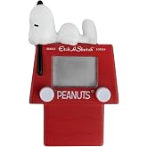 World&rsquo;s Smallest Peanuts Snoopy Etch-A-Sketch Mini Drawing Toy, Fully Functional Snoopy Collectible Featuring Red Doghouse, Retro Toy for Kids and Collectors, Official Peanuts Product, Ages 6+