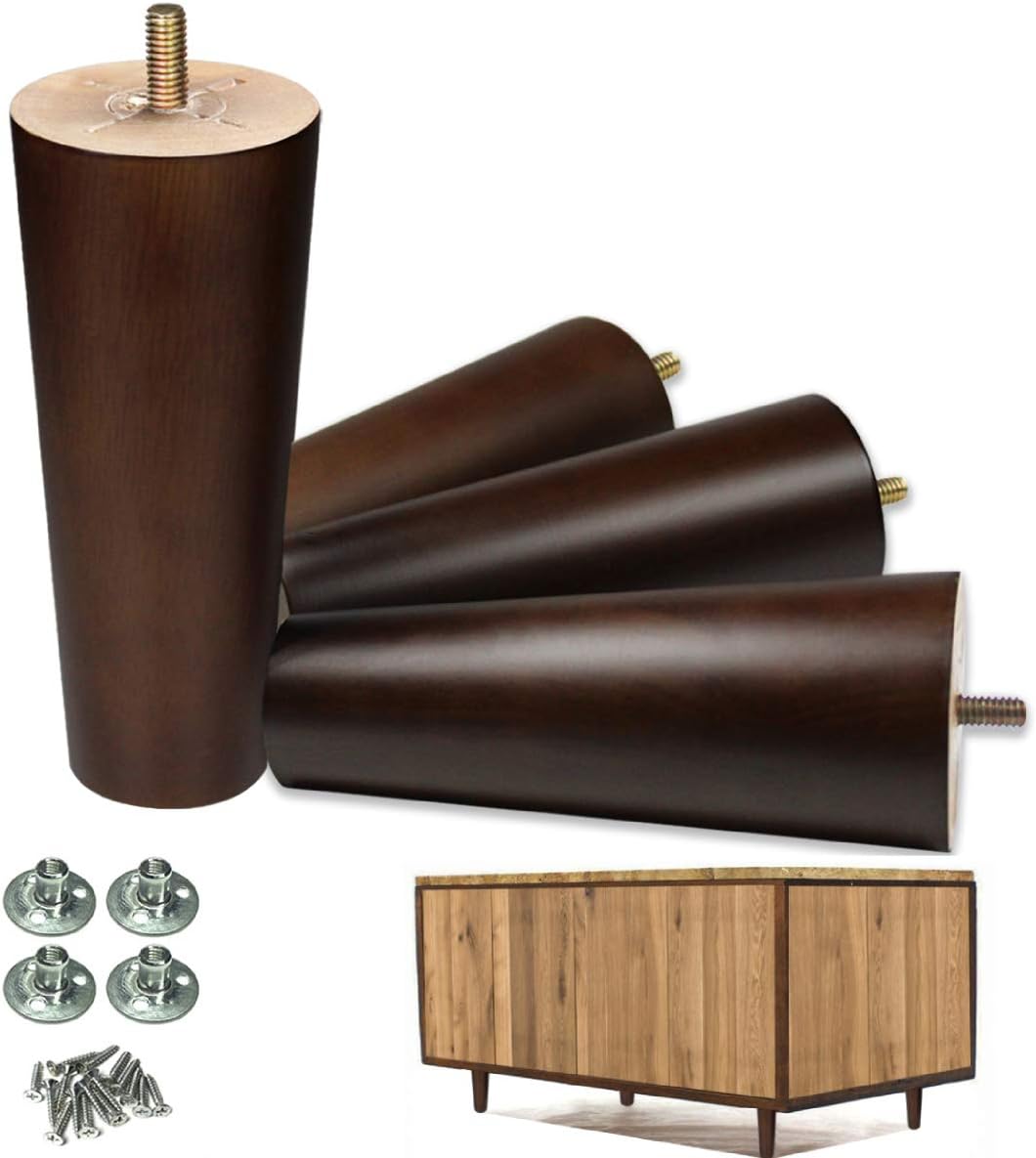 Aoryvic Furniture Legs Wood Sofa Legs Replacement Legs For Cabinet