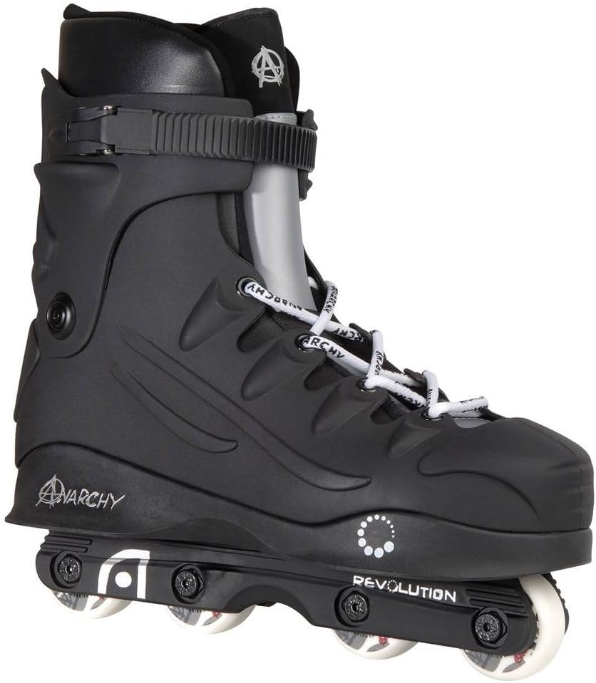 Anarchy Revolution Aggressive Skates - Black - Size UK5