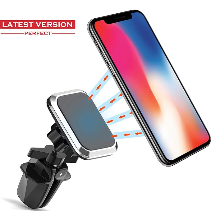 Plozoe Handyhalter fürs Auto, Magnet Handyhalterung, Lüftung Autohalterung, Smartphone GPS Magnethalterung Handy, KFZ Handy H