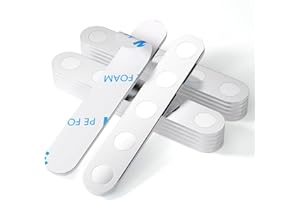 BKSAI N52 Strong Rare Earth Neodymium Magnets, Heavy Duty Bar Magnets with Double-Sided Adhesive,Perfect for Garage, Kitchen, Science, Fridge, Craft, Office, 12Pack