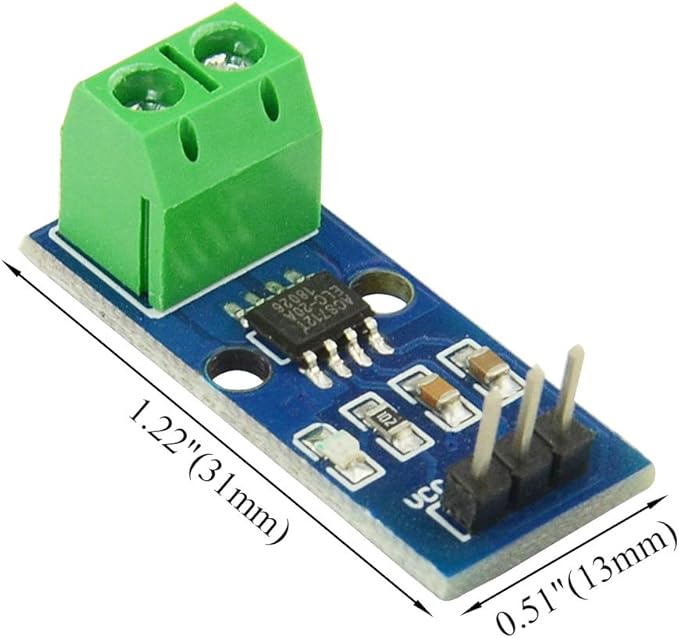 Semiconductors Actives Arduino New Acs712 20a Stromsensor Analogausgang Current Sensor Hall Sensor Integrated Circuits Ics