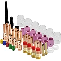 AWLOLWA 81PCS TIG Welding Torch Accessories Glass Cup Alumina ...