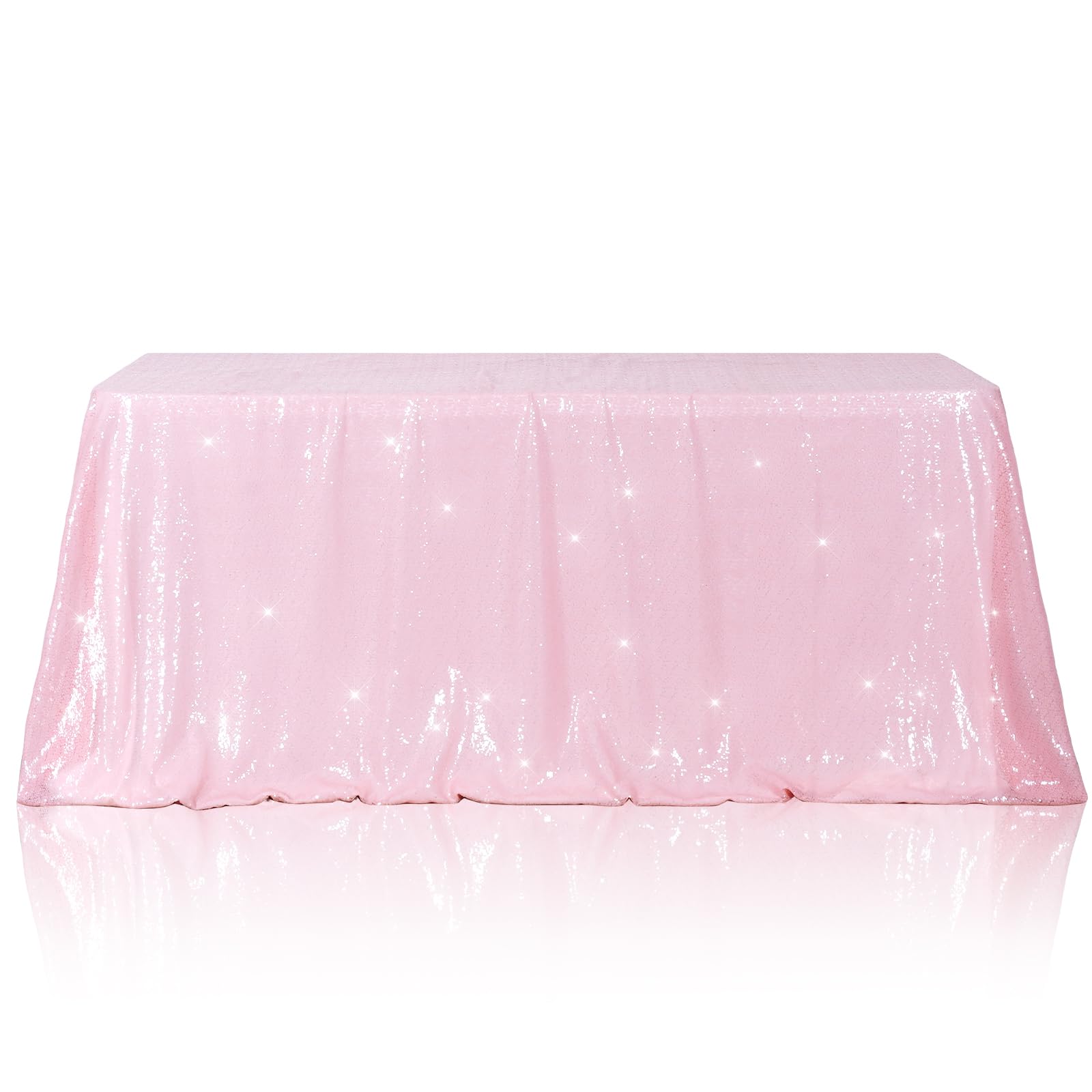 Photo 1 of * has a stain on it *
Poise3EHome Pink Sequin Tablecloth 50×72 Inch Rectangle Sparkly Fabric Table Cover Overlay for Valentine Birthday Wedding Party Holiday Baby Shower Decoration