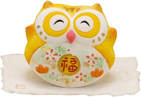 Amazon ゆらゆら 笑顔 梟 K1081 置物 オブジェ オンライン通販