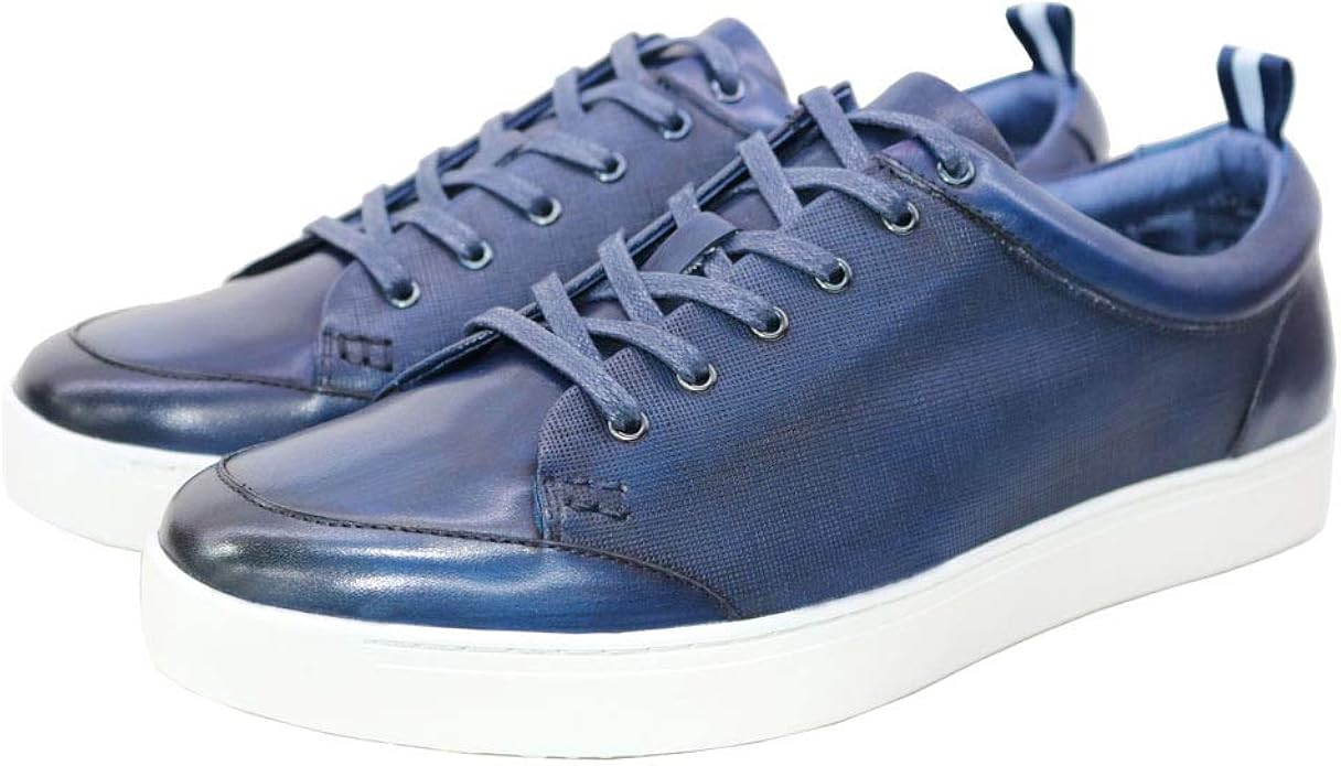 brown leather casual sneakers