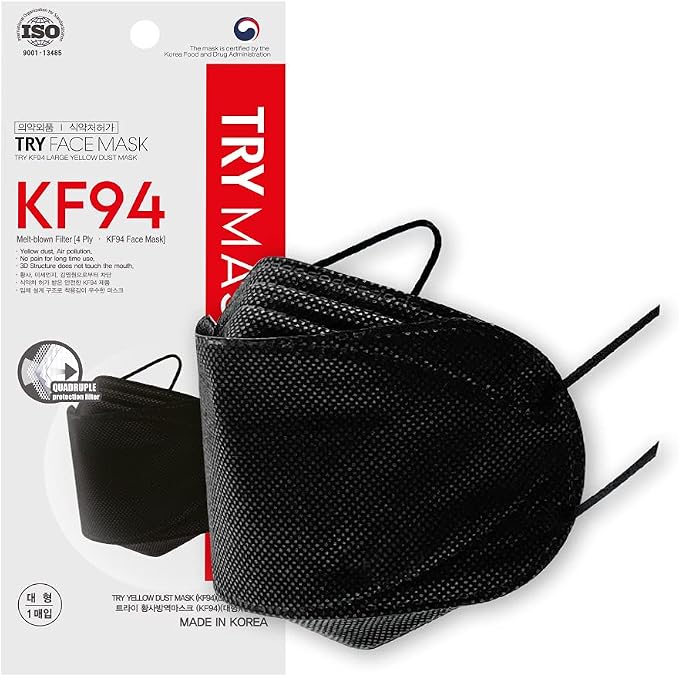 kf94 face mask with sponge