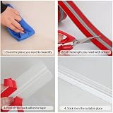 Zayejod 3M Flexible Edging Trim 20mm Self Adhesive Floor Tile Gap Tape view 9