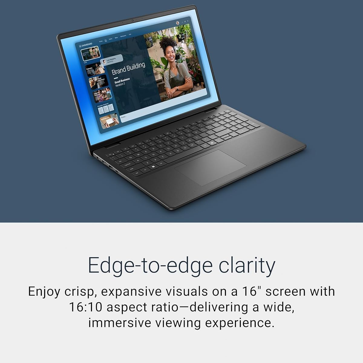 Computadora portátil Dell Inspiron 16 con pantalla táctil, pantalla FHD+ de 16" de 300 nits, Intel 10-Core 7 150U (hasta 5,4 GHz), 32 GB DDR5 RAM, 1 TB SSD, Wi-Fi 6, KB retroiluminado, Copilot AI, Windows 11 Pro, para empresas