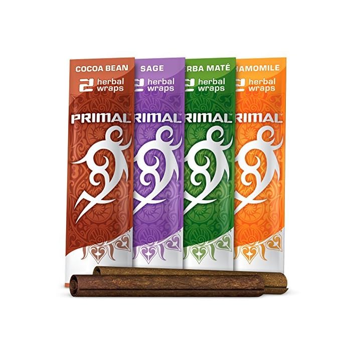 Buy Primal Herbal Wraps Variety Pack, Tobacco & Nicotine Free (12 Total