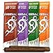 Primal Herbal Wraps Variety Pack, Tobacco & Nicotine Free (12 Total Wraps, 6 Packs of 2) + Beamer Smoke Sticker. Use with Herbal Blends. Compare to Rolling Paper