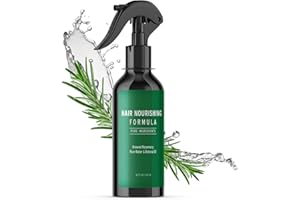 Rosemary Water Spray for Hair with Rice Water & Batana Oil, Biotin, Citrus Peel and Mint, 4.2 fl oz (120 ml (Pack of 1), Rose