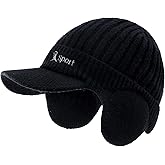 BAVST Hat for Men Knitted Beanie Women Winter Hats Men’s Stretchy Caps Outdoor Beanies Fleece Lined Ear Warmer